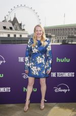 ELISABETH MOSS at UK Photocall for The Testaments at Raffles in London 03/26/2026