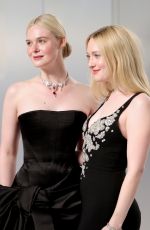 ELLE AND DAKOTA FANNING at 2026 Vanity Fair Oscar Party in Los Angeles 03/15/2026
