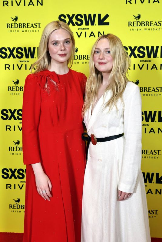 ELLE and DAKOTA FANNING at Margo
