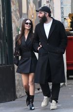 EMILY RATAJKOWSKI and Romain Gavras Out at Rue de Bretagne at Paris Fashion Week in Paris 03/03/2026