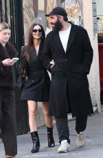 EMILY RATAJKOWSKI and Romain Gavras Out at Rue de Bretagne at Paris Fashion Week in Paris 03/03/2026