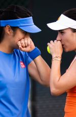 EMMA RADUCANU and ELENA-GABRIELA RUSE at Women