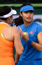EMMA RADUCANU and ELENA-GABRIELA RUSE at Women