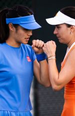 EMMA RADUCANU and ELENA-GABRIELA RUSE at Women