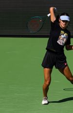 EMMA RADUCANU at Practice Session at BNP Paribas Open in Indian Wells 03/02/2026