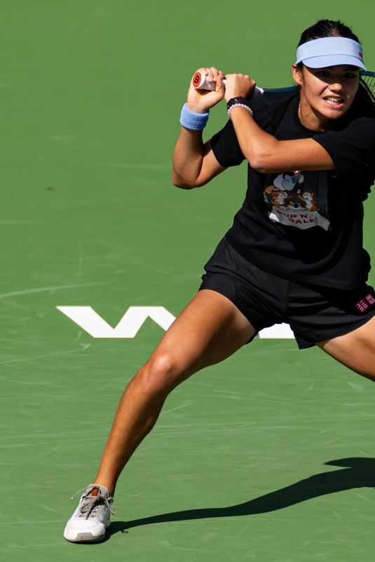 EMMA RADUCANU at Practice Session at BNP Paribas Open in Indian Wells 03/02/2026