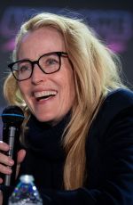GILLIAN ANDERSON at a Panel at Awesome Con in Washington, DC 03/15/2026