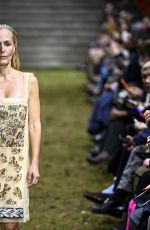 GILLIAN ANDERSON Walks Runway at Miu Miu Ready to Wear Fall/Winter 2026-2027 Fashion Show at Paris Fashion Week 03/10/2026
