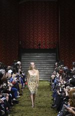 GILLIAN ANDERSON Walks Runway at Miu Miu Ready to Wear Fall/Winter 2026-2027 Fashion Show at Paris Fashion Week 03/10/2026