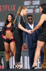 GINA CARANO and RONDA ROUSEY at Most Valuable Promotions Press Conference at Intuit Dome Arena in Inglewood 03/10/2026