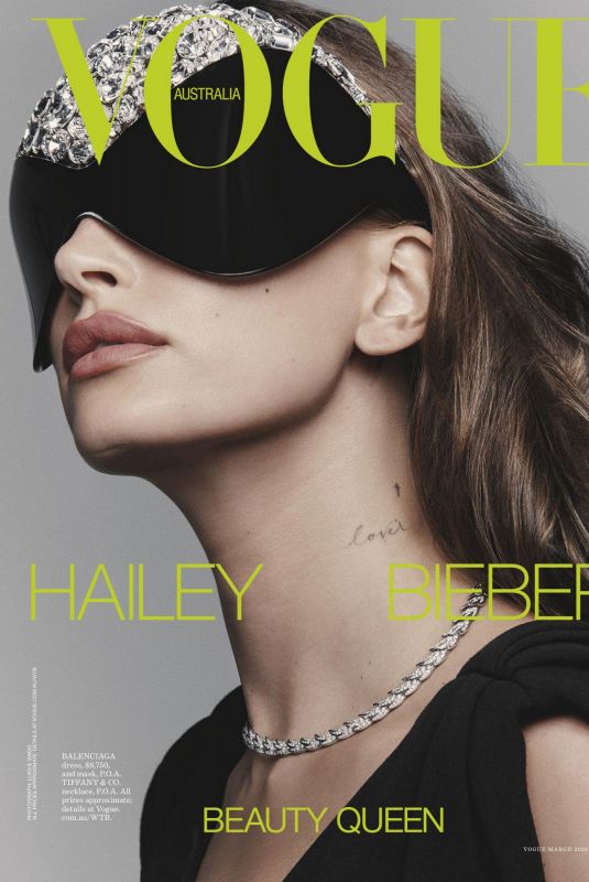 HAILEY BIEBER in Vogue Magazine, Australia March 2026