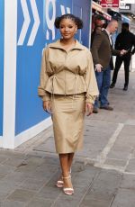 HALLE BAILEY Arrives at Global Radio Studios in London 03/23/2026