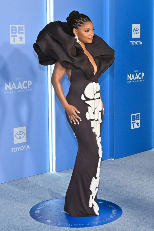 HALLE BAILEY at 57th NAACP Image Awards in Pasadena 02/28/2026
