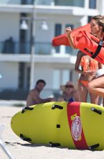 HASSIE HARRISON in Swimsuit on the Set of Baywatch in Venice Beach 03/18/2026