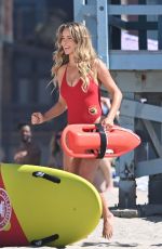 HASSIE HARRISON in Swimsuit on the Set of Baywatch in Venice Beach 03/18/2026