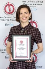 HAYLEY ATWELL at Circle Theatre Awards 2026 at The National Theatre in London 03/26/2026