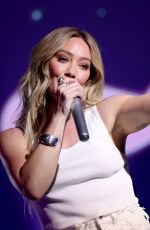 HILARY DUFF Performs at Audacy