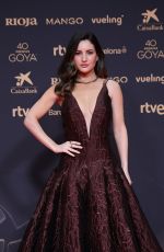IVANA BAQUERO at 40th Goya Cinema Awards in Barcelona 02/28/2026