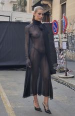 JESSICA GOICOECHEA Arrives at Blumarine Fall/Winter Show in Milan 02/27/2026