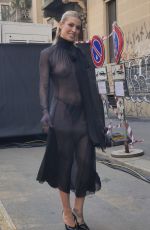 JESSICA GOICOECHEA Arrives at Blumarine Fall/Winter Show in Milan 02/27/2026