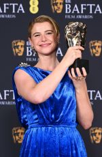 JESSIE BUCKLEY at 2026 EE BAFTA Film Awards at The Royal Festival Hall in London 02/22/2026 