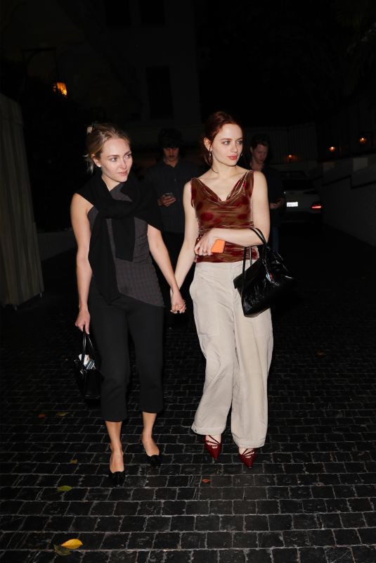 JOEY KING and ANNASOPHA ROBB at Chateau Marmont in West Hollywood 03/20/2026