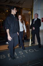 JOEY KING and Taylor Zakhar Perez Leaves Their Hotel in Paris 03/08/2026