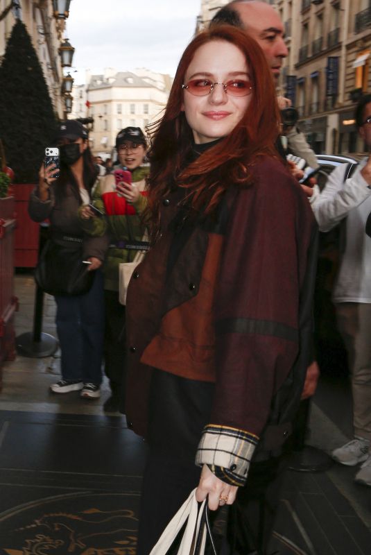 JOEY KING Arrives at Her Hotel in Paris 03/09/2026