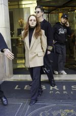 JOEY KING Leaves Her Hotel in Paris 03/09/2026