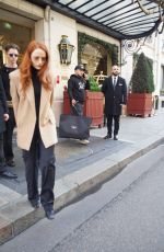 JOEY KING Leaves Her Hotel in Paris 03/09/2026