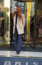 JOEY KING Leaves Her Hotel in Paris 03/09/2026