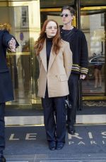 JOEY KING Leaves Her Hotel in Paris 03/09/2026