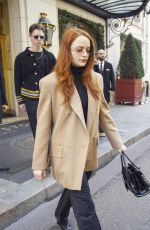JOEY KING Leaves Her Hotel in Paris 03/09/2026