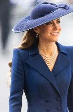 KATE MIDDLETON at Commonwealth Day Service at Westminster Abbey in London 03/09/2026