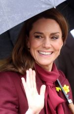 KATE MIDDLETON at Hanging Gardens in Powys, Wales 02/26/2026