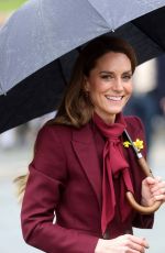 KATE MIDDLETON at Hanging Gardens in Powys, Wales 02/26/2026