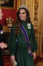 KATE MIDDLETON at State Banquet at Windsor Castle in Windsor 03/18/2026