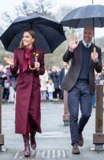 KATE MIDDLETON Visits Oriel Davies in Newtown 02/26/2026