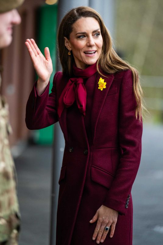 KATE MIDDLETON Visits Oriel Davies in Newtown 02/26/2026