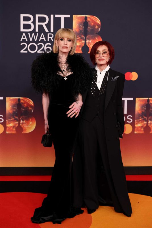 KELLY and SHARON OSBOURNE at BRIT Awards 2026 at Co-op Live in Manchester 02/28/2026