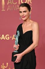 KERI RUSSELL at 32nd Annual Actor Awards at Shrine Auditorium and Expo Hall in Los Angeles 03/01/2026