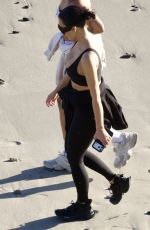 KIM KARDASHIAN Out at Beach with Trainer MELISSA ALCANTARA in Malibu 03/10/2026