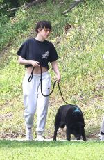 KRISTEN STEWART Walking Her Dog with a Friend in Los Feliz 03/04/2026