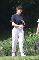 KRISTEN STEWART Walking Her Dog with a Friend in Los Feliz 03/04/2026
