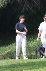 KRISTEN STEWART Walking Her Dog with a Friend in Los Feliz 03/04/2026