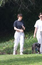 KRISTEN STEWART Walking Her Dog with a Friend in Los Feliz 03/04/2026