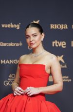 LAURA ESCANES at 40th Goya Cinema Awards in Barcelona 02/28/2026
