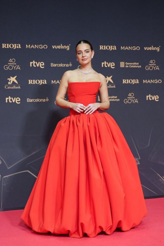 LAURA ESCANES at 40th Goya Cinema Awards in Barcelona 02/28/2026