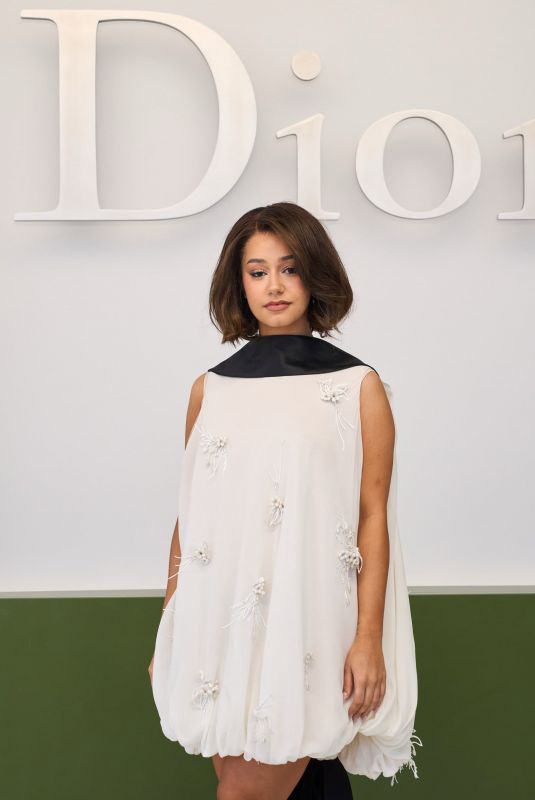 LENA MAHFOUF at Christian Dior Fall Winter 2026 Show in Paris 03/03/2026