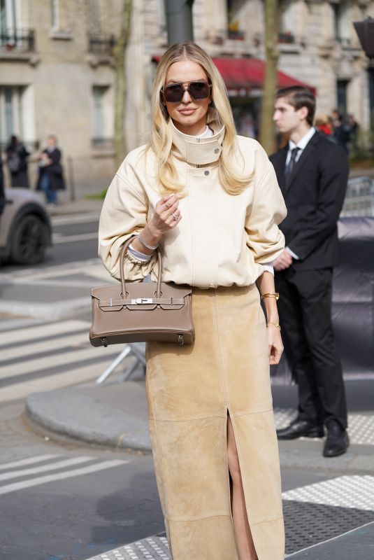 LEONIE HANNE Arrives at Hermes Show at Paris Fashion Week 03/07/2026